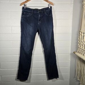 Travis Mathew Jeans Mens 30 (32) Dark Wash Slim Straight Stretch Denim Blue